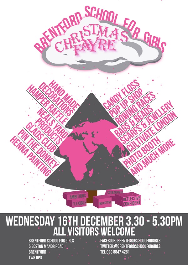 Brentford School Christmas Fayre 16th December