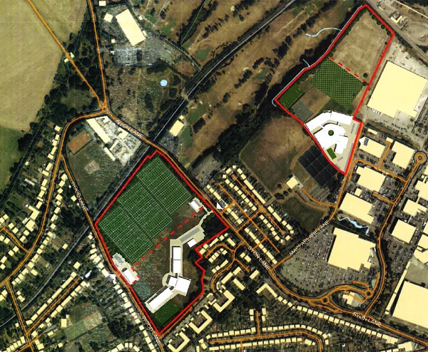 Proposed new sites