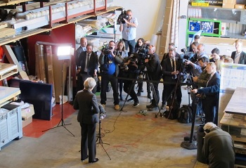 PM faces the press