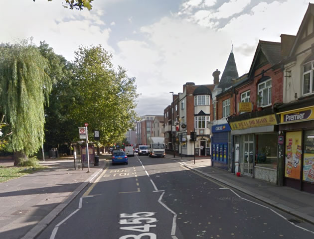 Ealing Road near the junction with Albany Road