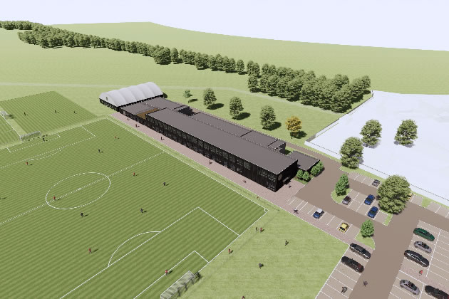 A visualisation of the new performance centre