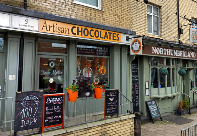The Bianca Marton chocolate shop in Brentford 
