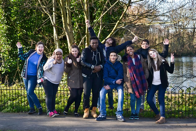young people from the Challenge Organisation, part of the National Citizen Service