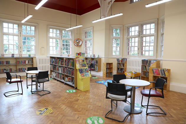 The new interior of Brentford Library