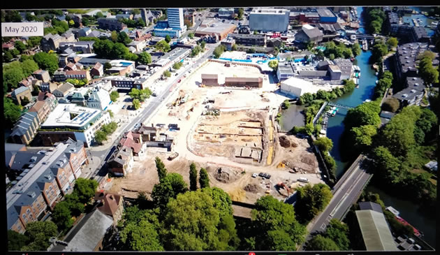Brentford Project aerial view