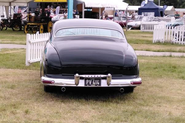 Rear of classic car