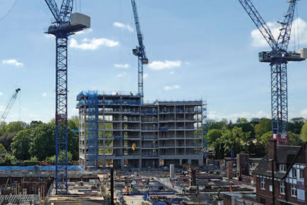 Huge amount of new homes being built in the Brentford area