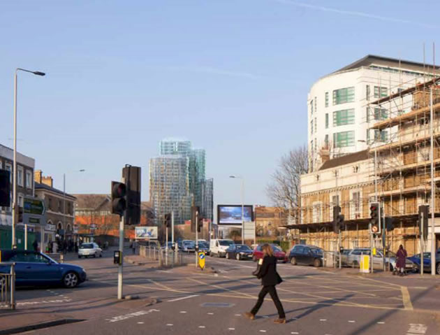 The Curve from Kew Bridge 