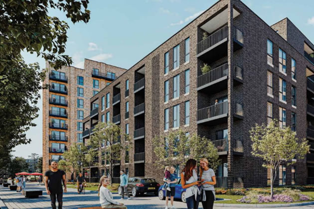 A visualisation of the Montgomery Wharf scheme from the developer