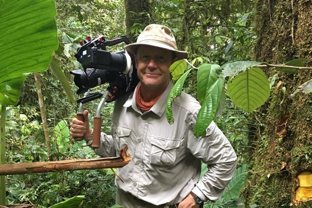 Paul Lang in the jungle in Papua New Guinea