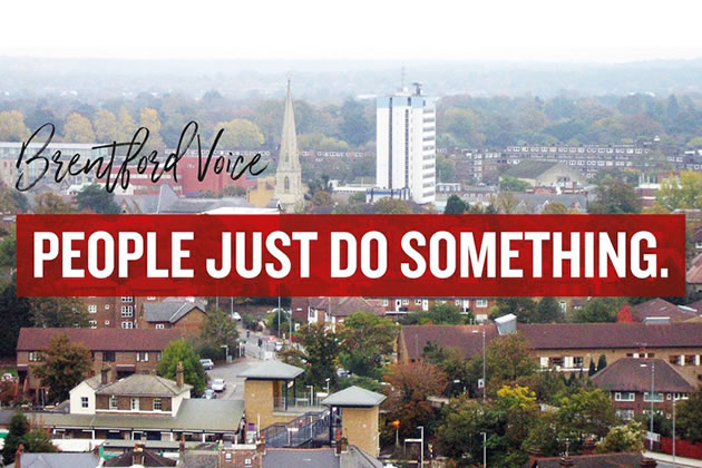 Brentford Voice Holding 'Our Local Conversation'