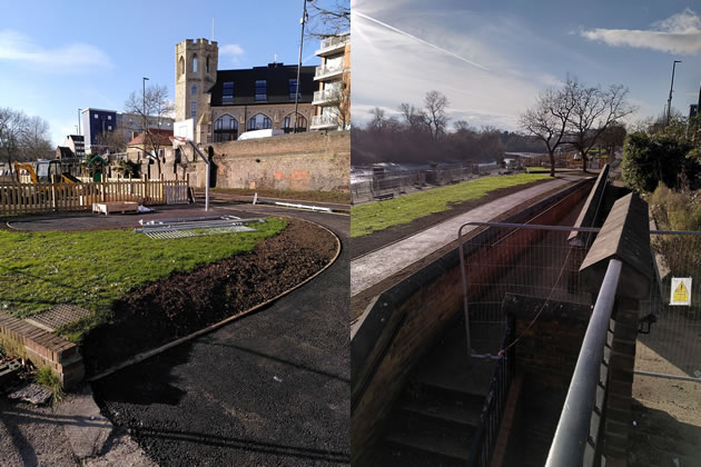 Progress being made around Watermans Park 