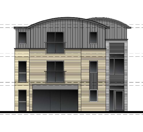 Proposed new frontage