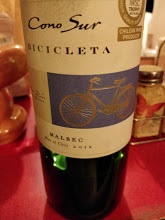 Bicicleta Malbec bottle of wine