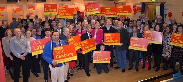Ruth Cadbury and supporters