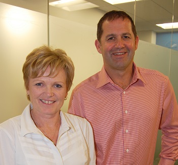 Dr Peter Watson and Tess Ahern
