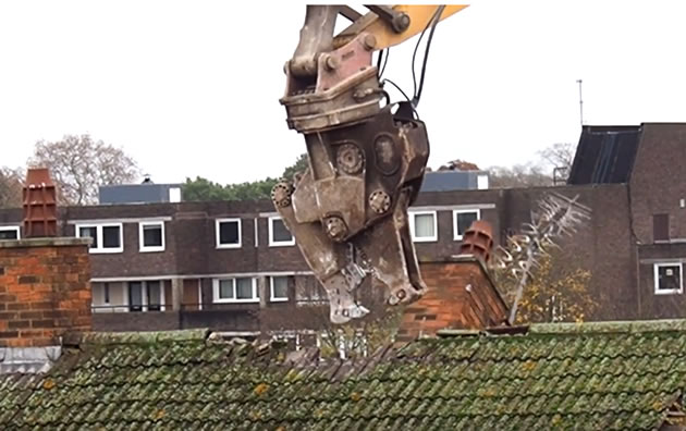 County Parade Demolition Proceeding