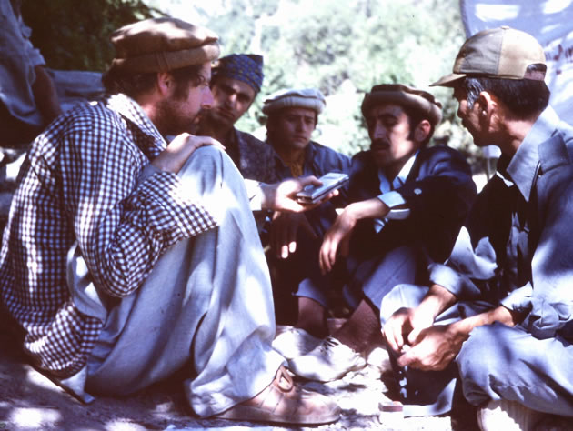 John Dale records and interview with the Afghan rebels 